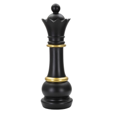 Mauro Ferretti Black and gold queen ø 15x50cm dekorációs kellék