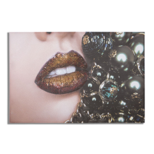 Mauro Ferretti Handmade wall painting beautiful lips 80x3,8x120cm fényképkeret