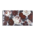 Mauro Ferretti Handmade wall painting white/red flower darkback 120x3,7x60cm