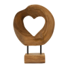 Mauro Ferretti Hasi sculputre teak 20x10x28cm