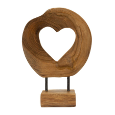 Mauro Ferretti Hasi sculputre teak 20x10x28cm dekorációs kellék