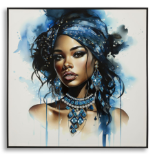 Mauro Ferretti Laquared wall panting with frame altea -b- 82x4x82cm fényképkeret