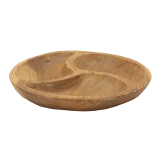 Mauro Ferretti Tray 3 parts teak ø 25.5x3cm dekorációs kellék
