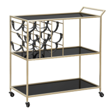 Mauro Ferretti Trolley black string 79x39,5x82cm bútor