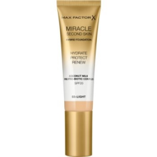 Max Factor Miracle Second Skin hidratáló krémes make-up SPF 20 árnyalat 03 Light 30 ml arcpirosító, bronzosító