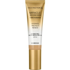 Max Factor Miracle Second Skin hidratáló krémes make-up SPF 20 árnyalat 05 Medium 30 ml arcpirosító, bronzosító