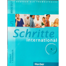 Max Hueber Verlag Schritte International 5 Kursbuch+Arbeitsbuch - Katja Hanke antikvárium - használt könyv