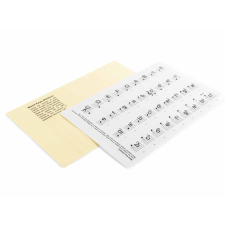 max KB-KEY STICKER &- 8211; levehető hangjegy MATRICA tanulóknak (61 billentyűhöz) matrica
