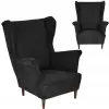  Max Skandináv Karosszék Family Furniture Fekete Klasszikus Velúr