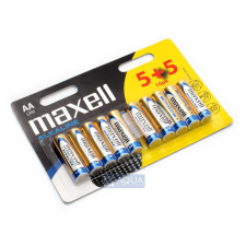Maxell 1.5V Alkáli AA ceruza elem (10db / csomag) (LR6) ceruzaelem