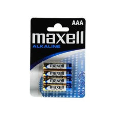 Maxell : Alkáli vékony ceruzaelem 1.5V AAA LR03 4db bliszteres csomagolásban ceruzaelem