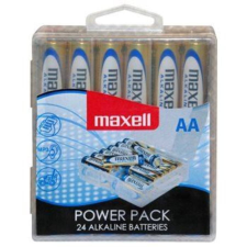 Maxell Alkálielem Power Pack LR-6 AA 24db-os visszazárható átlátszó műanyag dobozban (790269.04.CN) ceruzaelem