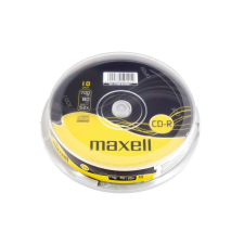 Maxell CD-R 700MB 52-56x cake box 10 db/doboz, Maxell írható és újraírható média