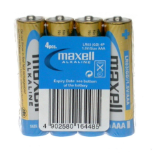 Maxell Elem Maxell LR03 AAA tartós 4db-os (Mikro ceruza) ceruzaelem