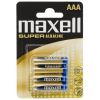 Maxell Mikroceruza elem AAA  LR03 XL Super Alkaline 1,5V 4db/cs 18731
