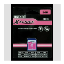 Maxell Sdhc kártya 8GB memóriakártya