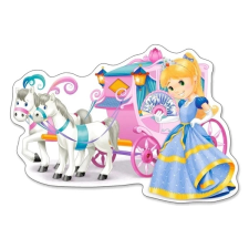 Maxi 12 darabos Puzzle Princess Carriage puzzle, kirakós