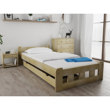 Maxi Drew Naomi magasított ágy 80x200 cm, fenyőfa Ágyrács: Ágyrács nélkül, Matrac: matrac nélkül ágy és ágykellék