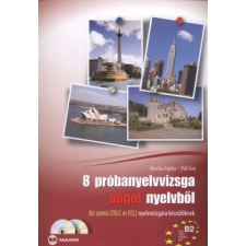 Maxim Könyvkiadó 8 próbanyelvvizsga angol nyelvből nyelvkönyv, szótár