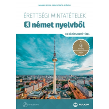 Maxim Könyvkiadó Érettségi mintatételek német nyelvből (80 középszintű tétel) - CD-melléklettel (9789634993995)+ nyelvkönyv, szótár