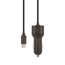Maxlife MXCC-02 fekete micro usb szivartöltő 2.1A mobiltelefon kellék