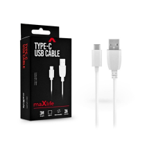 Maxlife tf-0019 5v/2a 3m usb-type-c fehér adat- és töltőkábel kábel és adapter