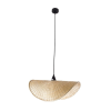 Maxlight Koshi fekete-natúr függesztett lámpa (MAX-P0498) E27 1 izzós IP20