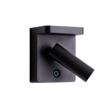 Maxlight Lofer fekete LED fali lámpa (MAX-W0374) LED 1 izzós IP20 világítás