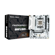 MAXSUN Challenger B650M WIFI ICE DDR5 AMD AM5 MicroATX Alaplap (8802-000CA11F-0002) alaplap
