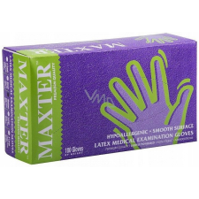 Maxter Gumikesztyű Maxter latex Púderes "XL" 100 darab/doboz (HGK-BHRE999945) védőkesztyű