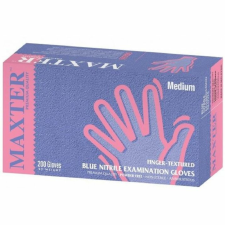 Maxter Nitril Kék Púdermentes Vizsgálókesztyű 200db védőkesztyű