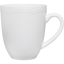 Maxwell & Williams White Basics Rococo csésze- és csészealj készlet, 240 ml, 4 darab bögrék, csészék
