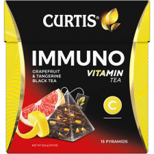 MAY LLc. Curtis Immuno, ízesített fekete tea, 15 piramis-filter tea