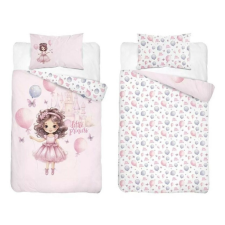Maya Moo Gyerek pamut ágyneműhuzat 100x135cm - Little Princess rózsaszín babaágynemű, babapléd