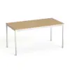 MAYAH Általános asztal fémlábbal, 75x150 cm, MAYAH "Freedom SV-39", kőris