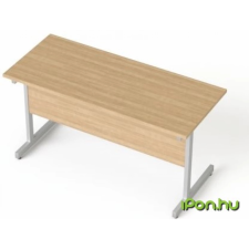 MAYAH Íróasztal szürke fémlábbal 140x70 cm Freedom SV-26 kőris íróasztal