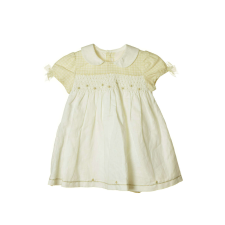 Mayoral fehér/bézs bébi lány ruha – 74 cm lányka ruha