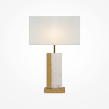 MAYTONI Bianco sárgaréz-fehér asztali lámpa (MAY-Z031TL-01BS) E27 1 izzós IP20 világítás