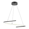 MAYTONI Curve fekete-fehér LED függesztett lámpa (MAY-MOD242PL-L33BK) LED 1 izzós IP20
