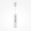 MAYTONI Dynamics fehér-átlátszó függesztett lámpa (MAY-MOD326PL-01W) LED 1 izzós IP20