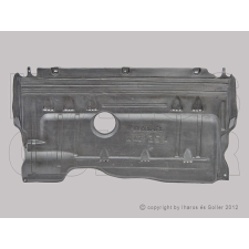  Mazda 3 2003.10.01-2006.06.30 Alsó motorvédő lemez, hátsó rész (benzines) (10B5) karosszéria elem