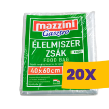 Mazzini Gasztro élelmiszerzsák erős 40x60cm 25db (Karton - 20 csomag) papírárú, csomagoló és tárolóeszköz