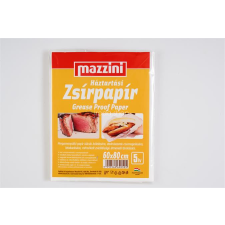 Mazzini Háztartási zsírpapír, íves, 5 ív, 60x80 cm, MAZZINI papírárú, csomagoló és tárolóeszköz