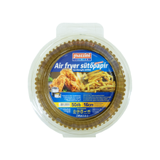 Mazzini premium kerek sütőpapír airfryer-be 16cm 50db-os kiszerleésben papírárú, csomagoló és tárolóeszköz