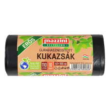 Mazzini Szemeteszsák MAZZINI 110L újrahasznosított erős 10 db/tekercs tisztító- és takarítószer, higiénia