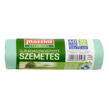 Mazzini Szemeteszsák MAZZINI 60L újrahasznosított 10 db/tekercs tisztító- és takarítószer, higiénia
