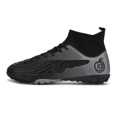  MBrands futballcipő 8.0 bokával, szintetikus pitch Black 34-hez