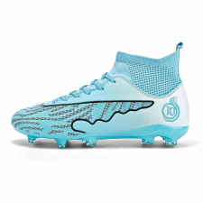  MBrands futballcipő, 8.1 bokával, szegecsekkel, türkiz 33 férfi cipő