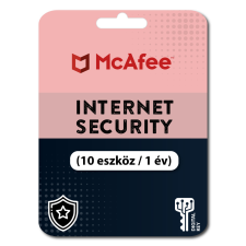 McAfee Internet Security (10 eszköz / 1 év) (Elektronikus licenc) karbantartó program