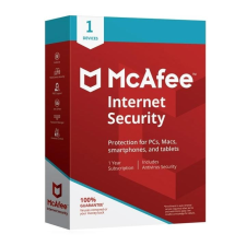 McAfee Internet Security 2020 - 1 User 1 year karbantartó program